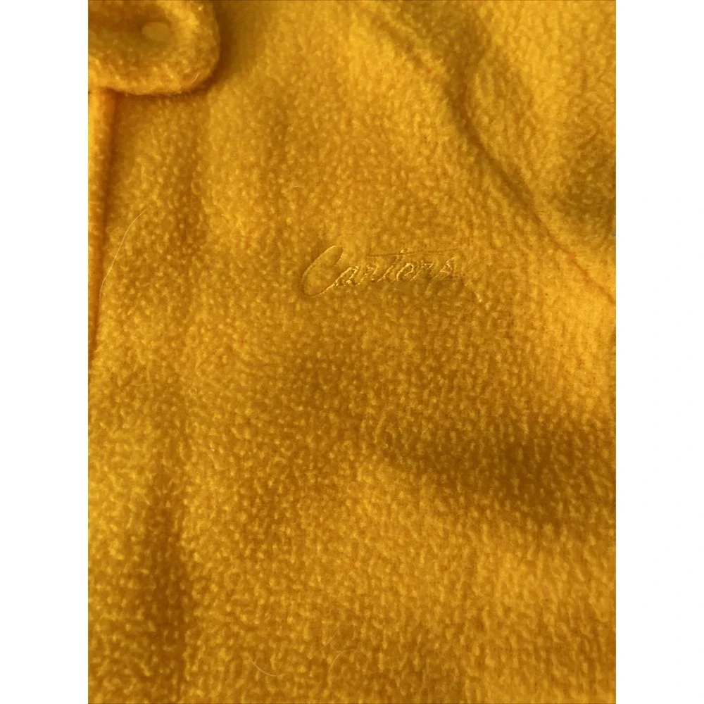 Vintage‎ Carter's 2T One Piece Fleece Pajamas Yellow Unisex